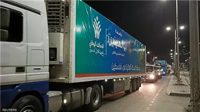 مصر تشارك بـ 4 آلاف طن ضمن القافلة السابعة لمساعدات غزة