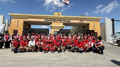 الهلال الأحمر المصرى: 36 ألف شاحنة مساعدات دخلت من مصر لغزة منذ أكتوبر 2023