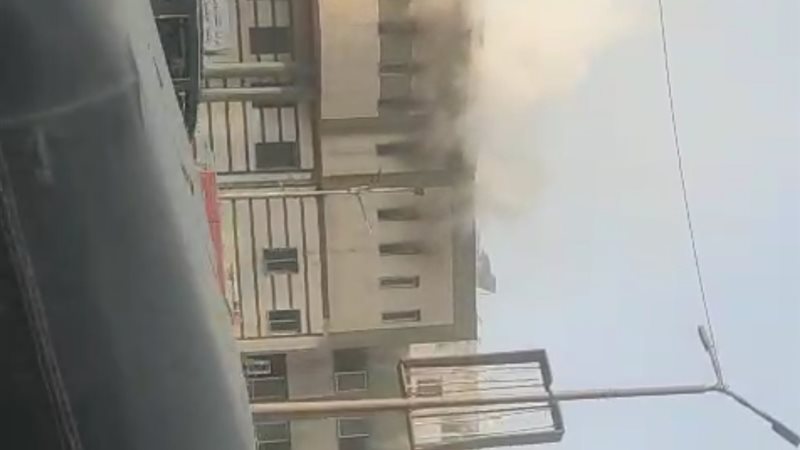حريق حي شبرا الخيمة