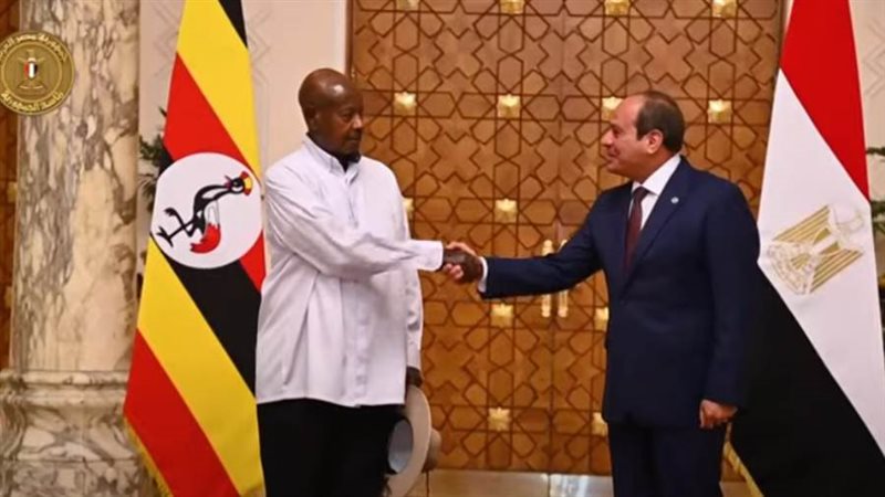 الرئيس السيسي وضيفه