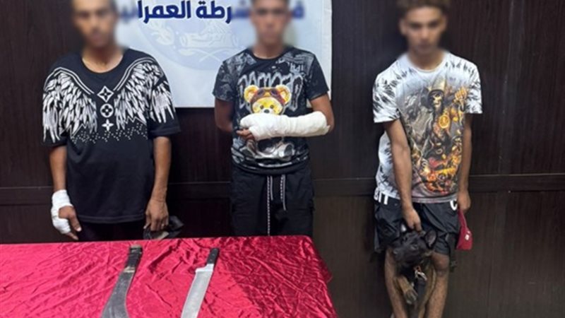 المتهمين والمضبوطات