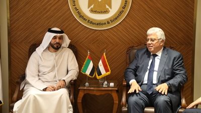 وزير التعليم العالي يبحث تعزيز التعاون مع الإمارات ويتابع تنفيذ فرع جامعة الإسكندرية بأبوظبي
