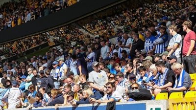 وفاة مشجع برايتون خلال مباراة الفريق ضد فولهام