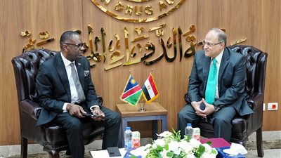 رئيس هيئة الدواء المصرية يبحث مع سفير ناميبيا تعزيز التعاون وتنظيم قطاع الأدوية