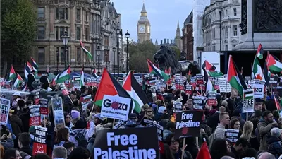 تظاهرات في مدن وعواصم عالمية تنديدًا بالعدوان الإسرائيلي على غزة