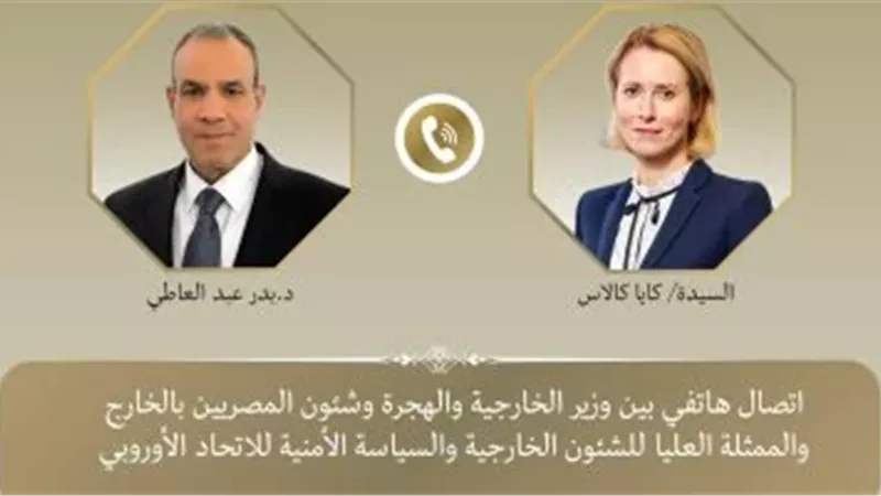 وزير الخارجية وممثلة