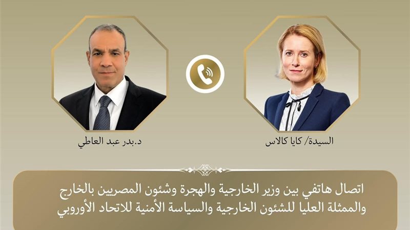 وزير الخارجية وممثلة