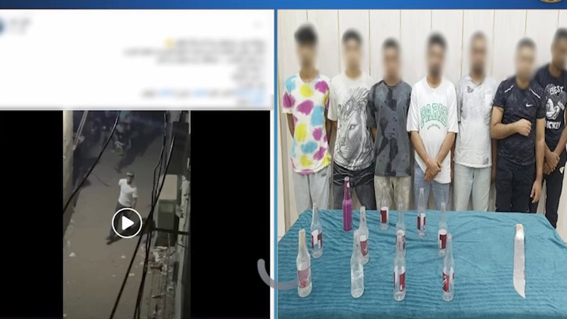 المتهمين والمضبوطات