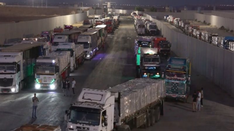 قافلة المساعدات الإنسانية