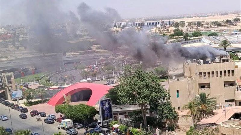 حريق النادي الأهلي