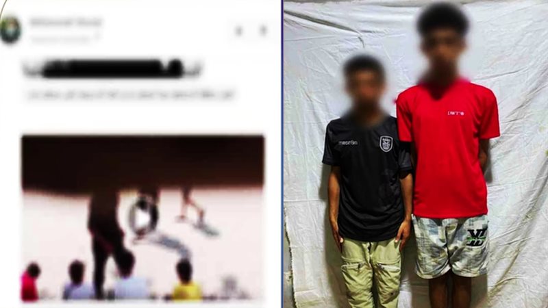 المتهمون والمضبوطات
