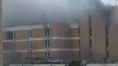 إصابة 25 شخصًا في حريق محدود بمستشفى جامعة قناة السويس