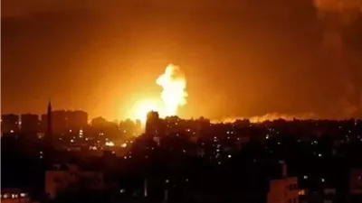 الجيش الاحتلال الإسرائيلي يشن سلسلة غارات على ريف دمشق 