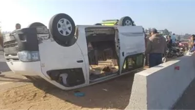 تحريات المباحث تكشف تفاصيل مصرع 5 وإصابة 11 في انقلاب ميكروباص بالمنيا