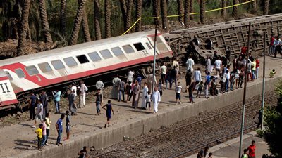  إصابة 3 أشخاص في حادث تصادم قطارين بمنطقة المتراس بالإسكندرية