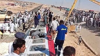 ارتفاع عدد مصابي حادث قطار مطروح إلى 103 مصابين