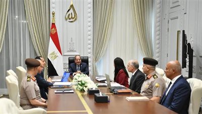 الرئيس السيسي يستعرض الموقف المائي على مستوى الجمهورية