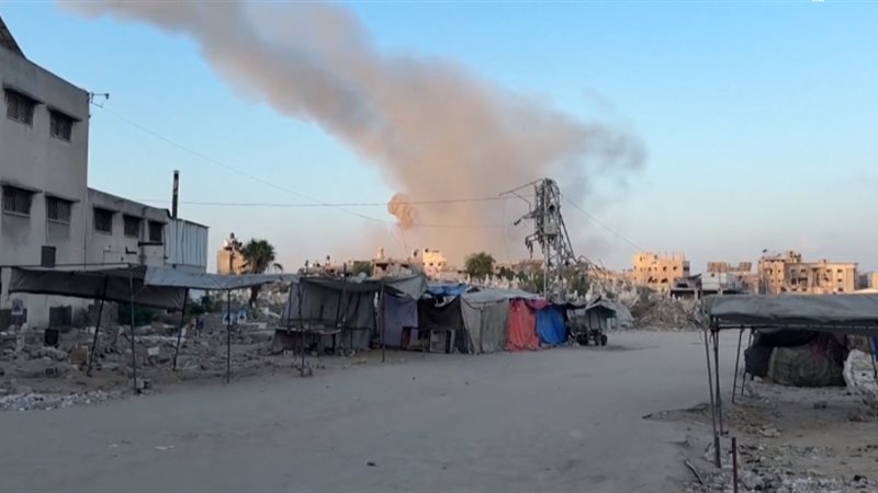 قصف مستشفى في غزة