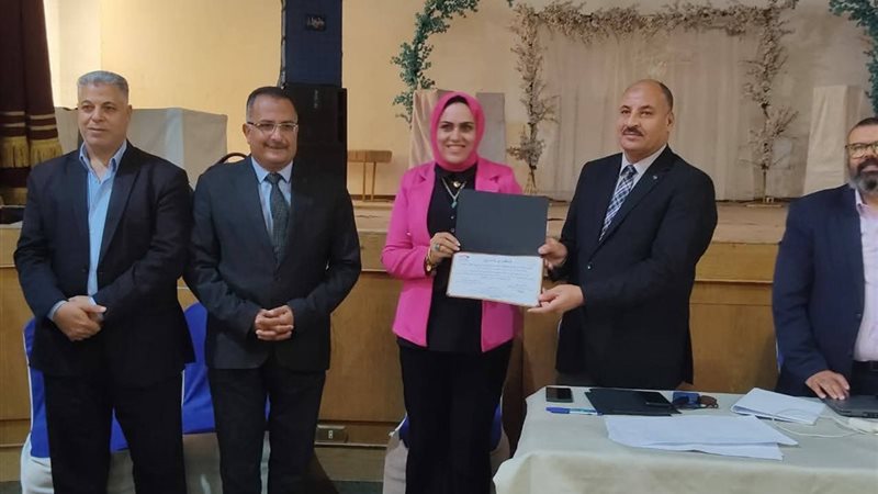 أثناء التكريم