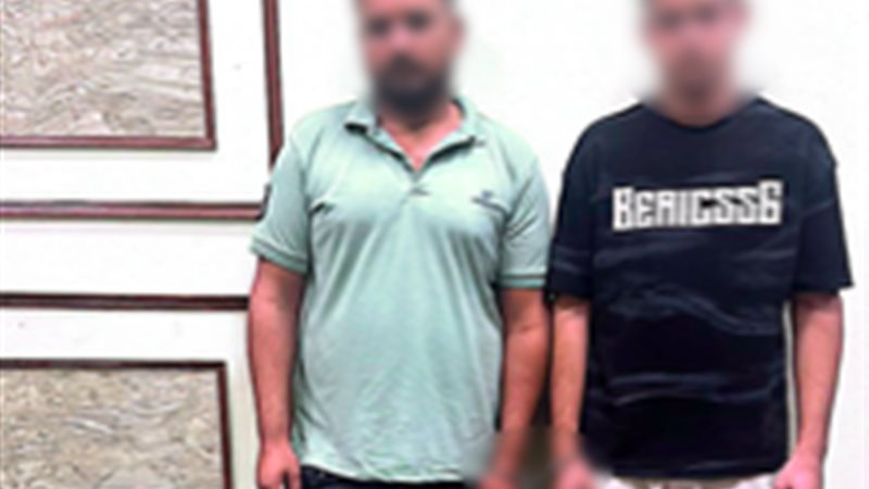 المتهمين والمضبوطات