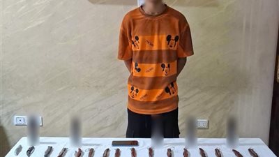 الأمن يضبط تاجر أسلحة بيضاء بحوزته 47 قطعة في بولاق الدكرور