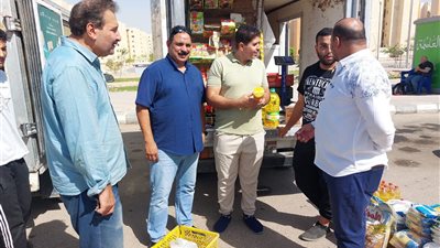 انطلاق سيارات السلع التموينية بـ6 أكتوبر الجديدة لتخفيف الأعباء عن المواطنين