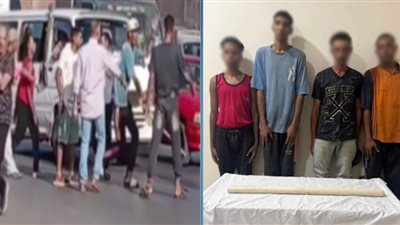 مباحث الخصوص تضبط 4 متهمين في واقعة الاعتداء سائق