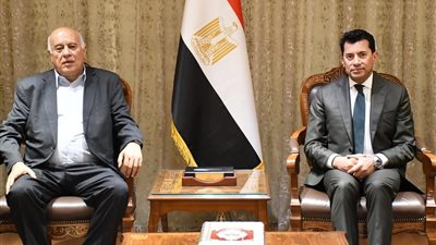 لتقديم الدعم.. تفاصيل لقاء وزير الرياضة بنظيره الفلسطيني بالعاصمة الإدارية 