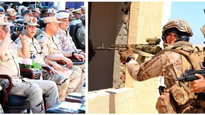 النجم الساطع 2025.. الفريق أحمد خليفة يشهد تنفيذ أحد أنشطة التدريب المصري الأمريكي