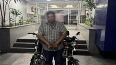 الداخلية تضبط لص سرق دراجة نارية من أمام مستشفى بدمياط
