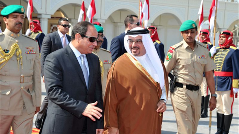 السيسي وولي عهد البحرين