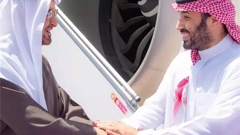 بن سلمان يستقبل بن