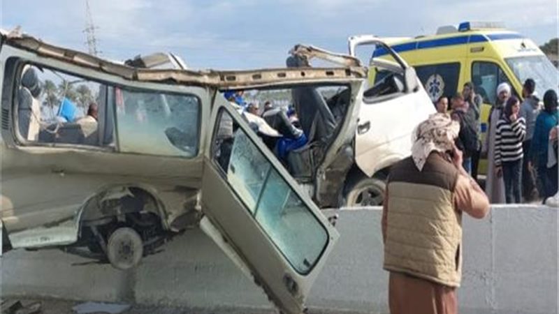 حادثة انقلاب ميكروباص