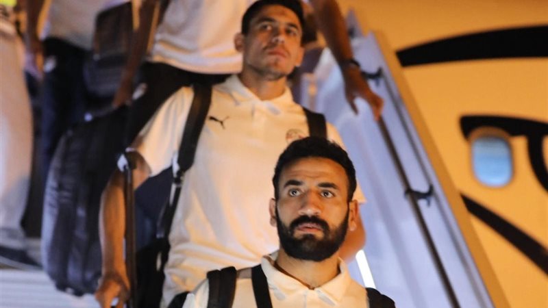 منتخب مصر يصل بوركينا