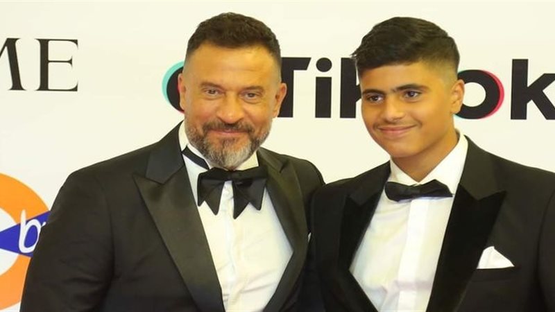 ماجد المصري وابنه