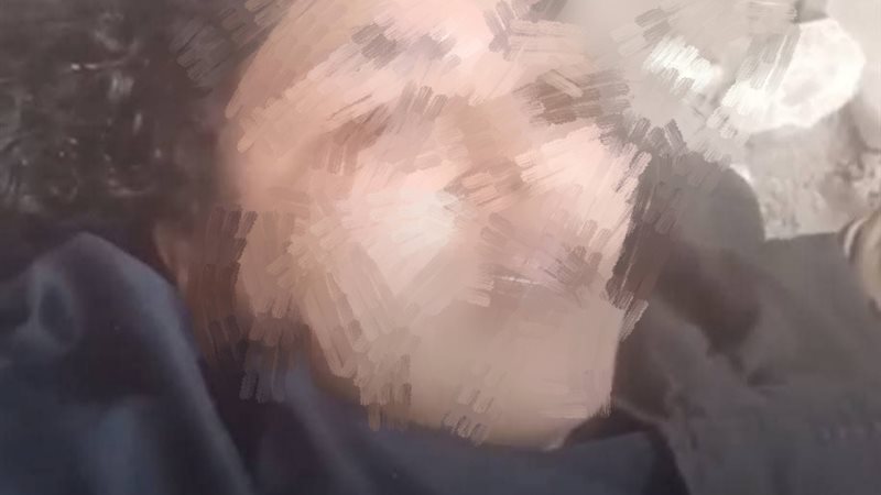 لحظة سقوط فتاة من