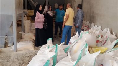 الزراعة: ضبط 59 طن أعلاف فاسدة في 3 محافظات وإحالة المخالفين للنيابة