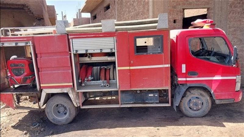 حريق مصنع أحذية