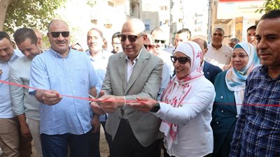 افتتاح أعمال الصيانة الشاملة لمدرسة الناصرية الابتدائية بالمنيا