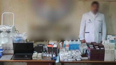 الأمن يضبط مسجل خطر انتحل صفة طبيب وفتح عيادة  بالتجمع الخامس