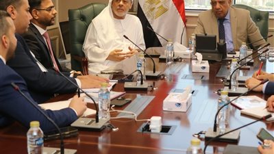 وزير الكهرباء يبحث مع شركة 