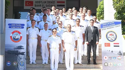 قوات بحرية مصرية تصل تركيا للمشاركة فى تدريبات 