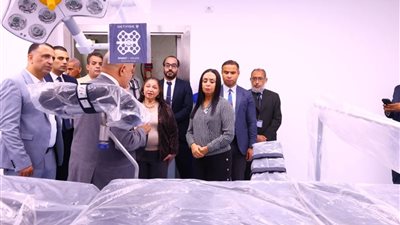 وزيرة التضامن تتابع سير العمل في تجهيزات مستشفى عبلة الكحلاوي لـ