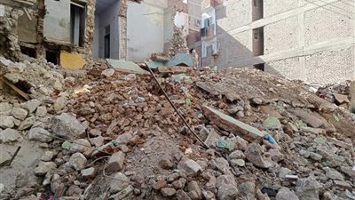 انهيار عقار من 5 طوابق بالمنيا دون خسائر بشرية