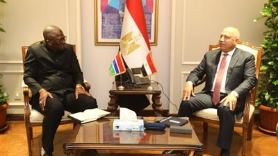 نائب رئيس الوزراء يبحث مع وزير دفاع جامبيا فرص دعم النقل والصناعة في جامبيا