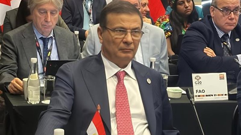 علاء فاروق وزير الزراعة