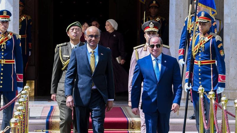 الرئيس السيسي يستقبل