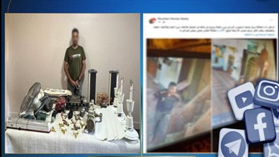 كاميرات المراقبة كشفت المستور.. تفاصيل سقوط لص سرق محتويات مسجد بالإسماعيلية