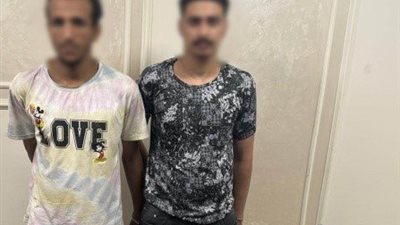 الداخلية تضبط شخصين تعاطيا المخدرات وظهرا بسلاح أبيض في فيديو بالجيزة