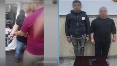 ضبط شخص ظهر يحمل سلاحًا ناريًا خلال مشادة مرورية بالإسماعيلية